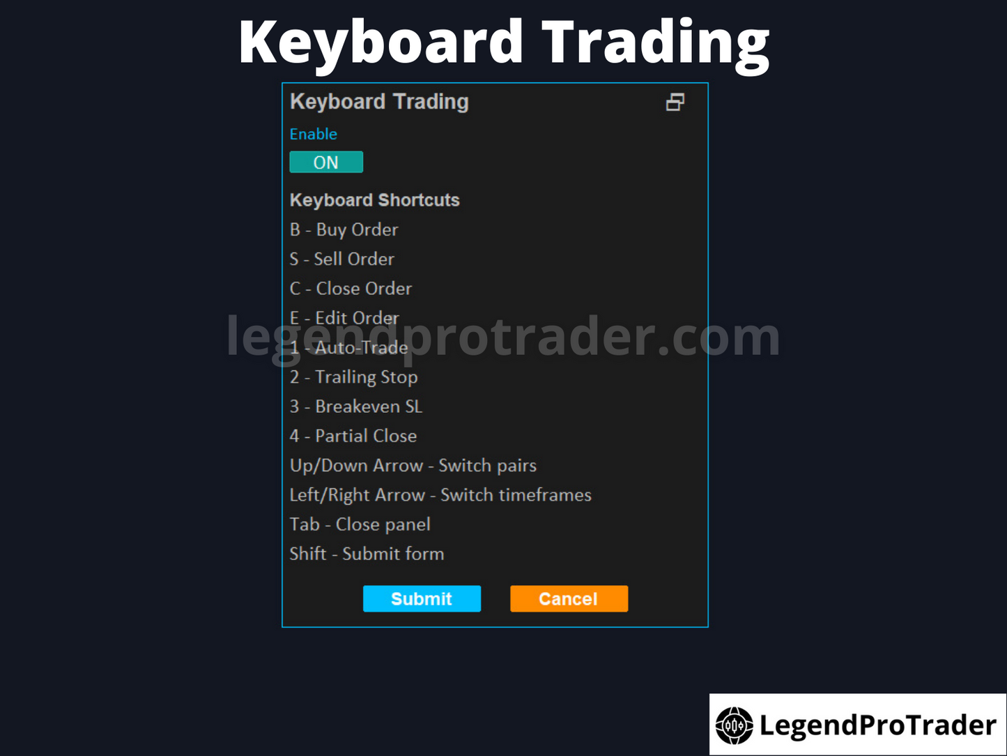 Legend Trade Management System (LTMS) V11