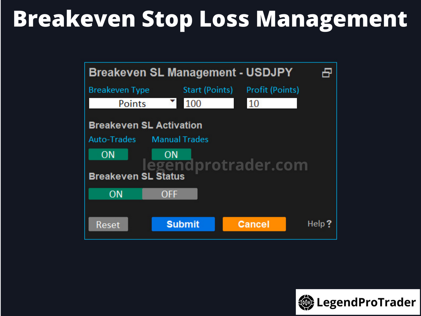 Legend Trade Management System (LTMS) V11