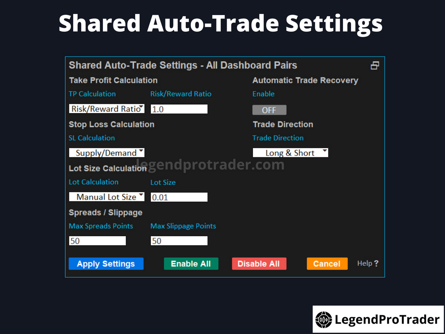 Legend Trade Management System (LTMS) V11