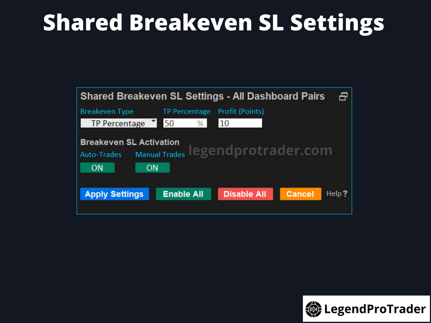 Legend Trade Management System (LTMS) V11
