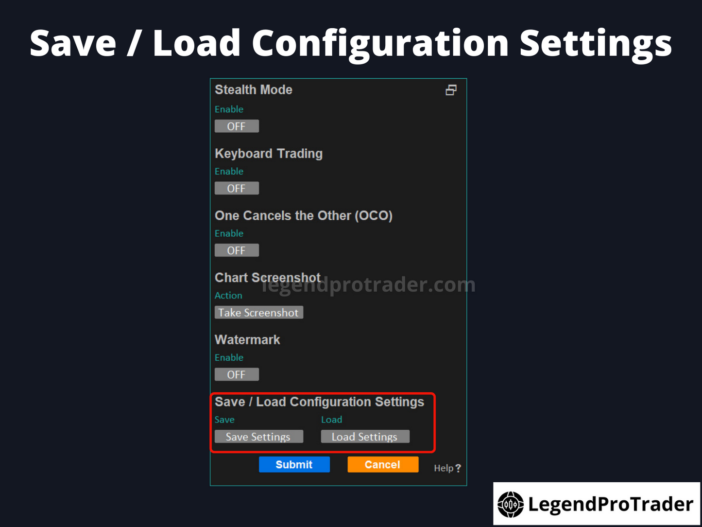 Legend Trade Management System (LTMS) V11